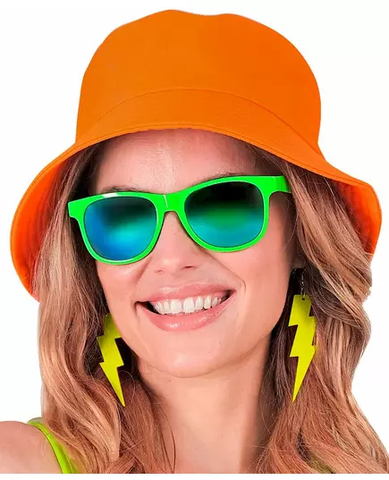 Fluorescerande orange bobperuk vuxen, image 2