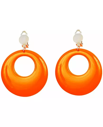 Neonorange örhängen vuxen, image 2