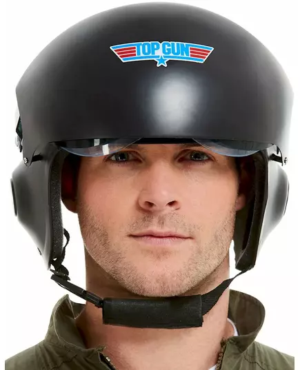 Top Gun™ Deluxe svart hjälm vuxen, image 2