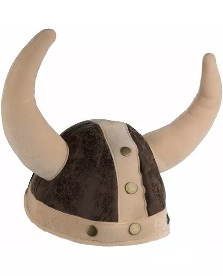 Mjuk brun vikingahjälm vuxen, image 2