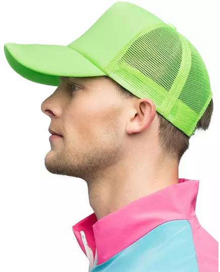 Neon­grön keps vuxen, image 2