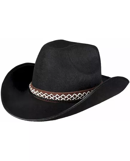 Svart cowboyhatt barn, image 2