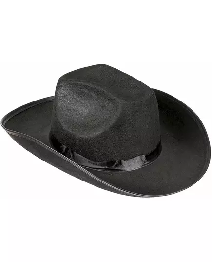 Svart cowboyhatt för vuxen, image 2