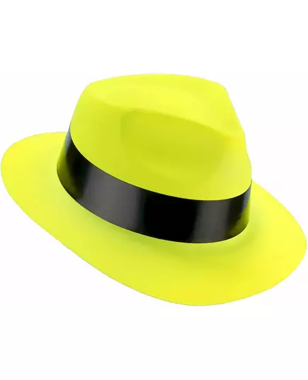 Neongul gangsterhatt vuxen, image 2