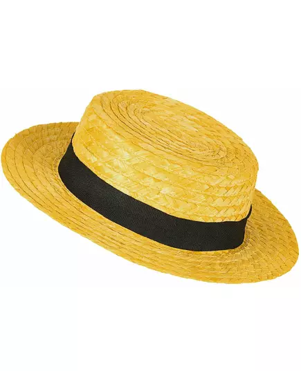Gul stråhatt båthatt, image 2
