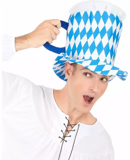 Ölhatt i blått och vitt vuxen, image 2