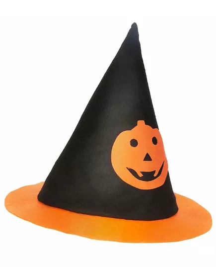 Häxhatt med pumpa barn Halloween, image 2