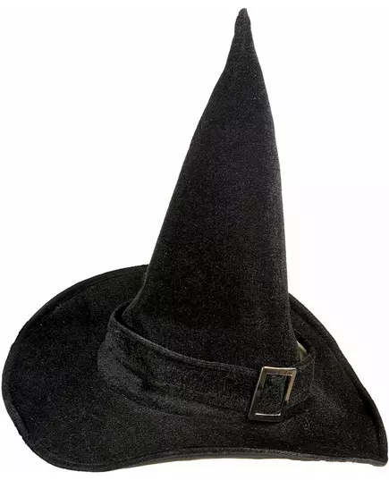 Halloweenhäxhatt i sammet vuxen, image 2