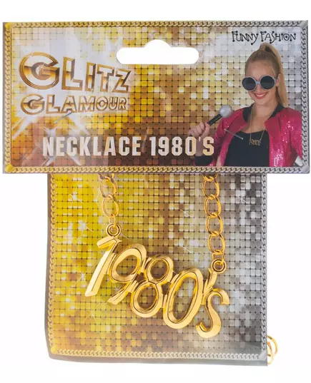 Guldfärgat halsband 1980-tal vuxen, image 2