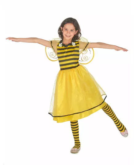 Bimaskeraddräkt med tutu och vingar flickor, Storlek: 10-12 år (130-140 cm), image 2