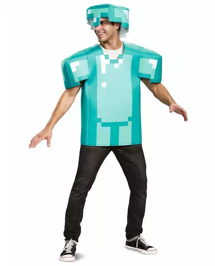 Minecraft™-maskeraddräkt rustning vuxen, image 2