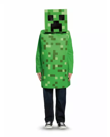 Lyxig Creeper Minecraft™-maskeraddräkt barn, Storlek: 5–6 år(109–126 cm)), image 2