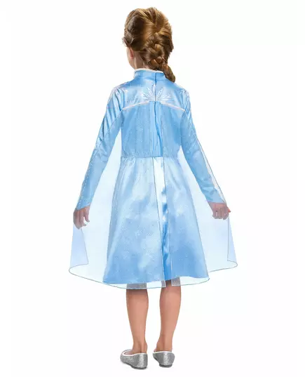 Elsa™ Frost 2 klassisk maskeraddräkt flicka, Storlek: 7-8 år (124 - 136 cm), image 2