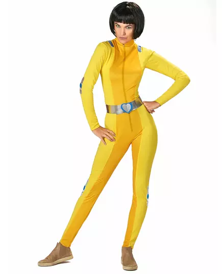 Gul maskeraddräkt Totally Spies™ Alex dam, Storlek: Small, image 2