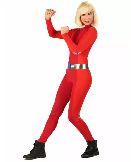 Totally Spies™ röd Clover-maskeraddräkt dam, Storlek: Small, image 2