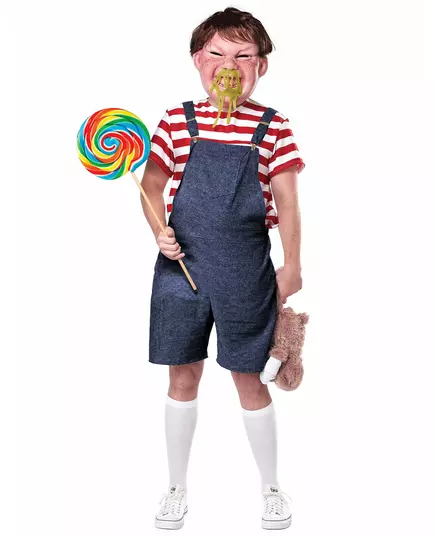 Lyxig maskeraddräkt som snorig pojke vuxen, Storlek: Large/X-Large, image 2