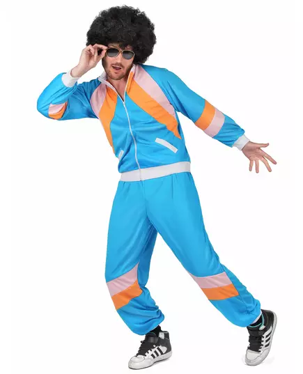 Retro joggingmaskeraddräkt herr, Storlek: Medium, image 2