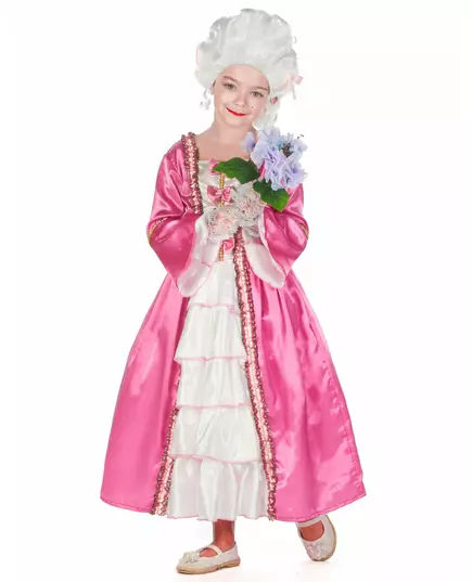Marie-Antoinette-maskeraddräkt barn, Storlek: 10-12 år(130-140 cm), image 2