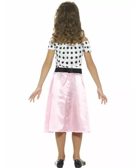 50-tals miss girly-maskeraddräkt flicka, Storlek: 7-9 år (130/143 cm), image 2