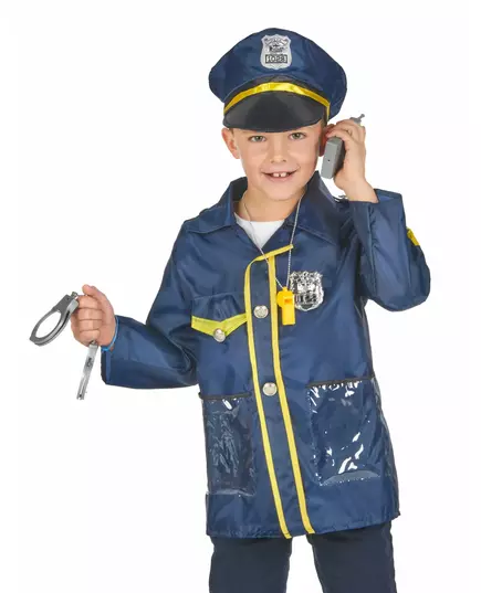Maskeraddräkt och tillbehörsset polis barn, image 2