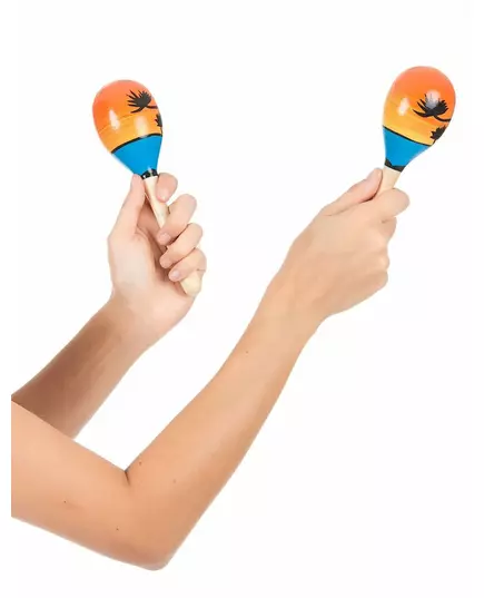 2 hawaiianska maracas i trä, image 2