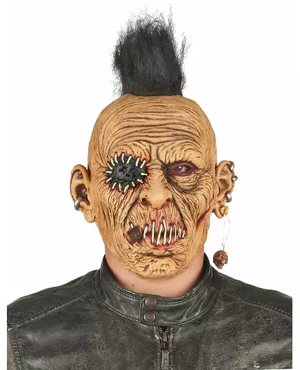 Punkmask i latex med tuppkam vuxen, image 2