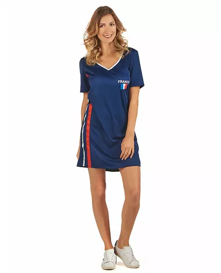 Supporterklänning Frankrike dam, Storlek: Large/X-Large, image 2