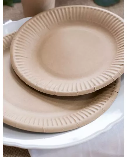 10 kraftpapperstallrikar 23 cm, image 2