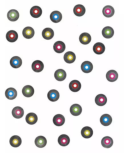 150 vinylskivor som bordsdekoration, image 2