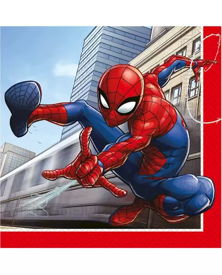 20 Spiderman Fighter™ pappersservetter 33 x 33 cm, image 2