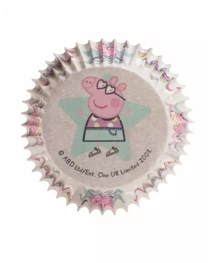 25 pappersformar för cupcakes Peppa Pig™ 5 x 3 cm, image 2