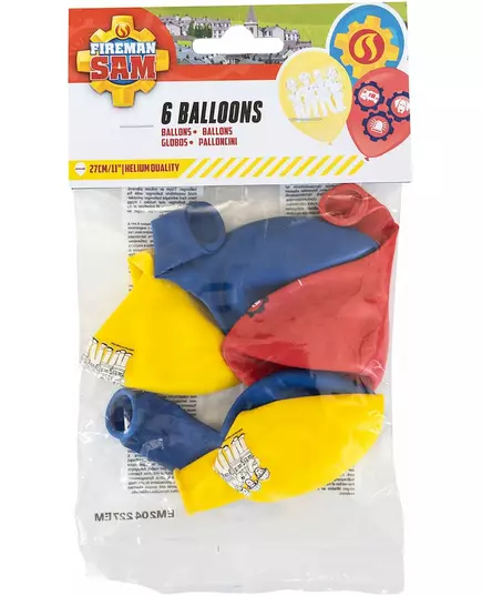 6 latexballonger Sam brandmannen™ 27.5 cm, image 2
