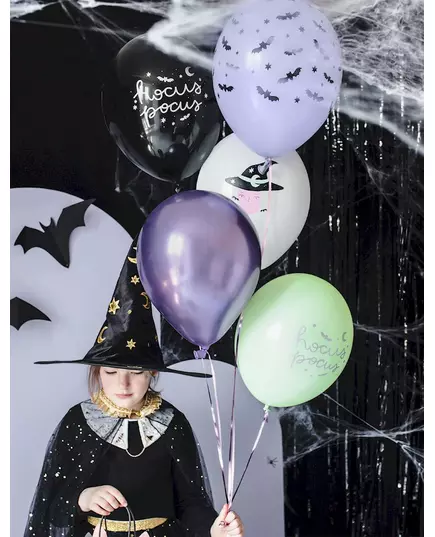 6 latexballonger häxa Halloween 30 cm, image 2