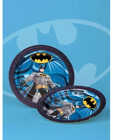 8 papperstallrikar Batman™ 23 cm, image 2