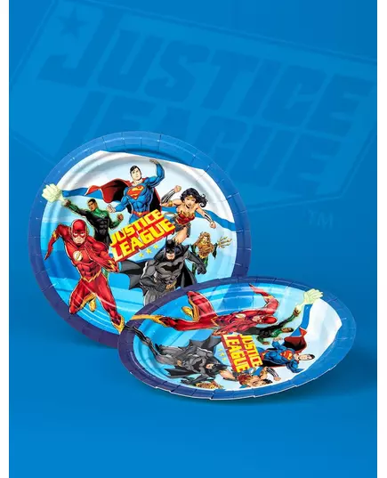8 Justice League™-papperstallrikar 23 cm, image 2