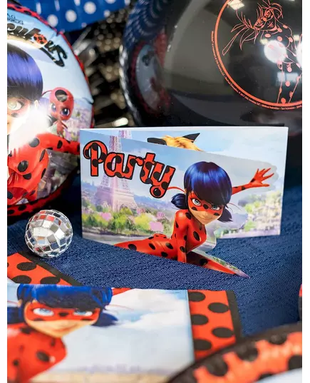 8 festinbjudningskort med kuvert Ladybug™, image 2