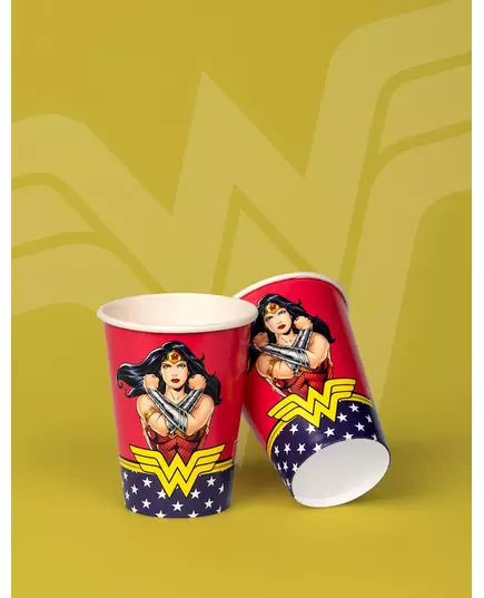 8 Wonder Woman™-pappmuggar 210 ml, image 2