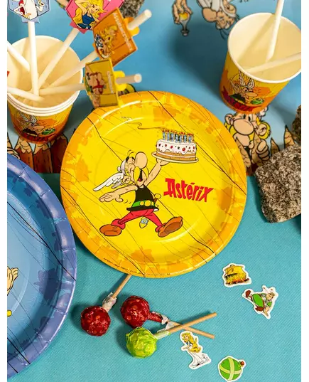 8 små papperstallrikar Astérix™ 18 cm, image 2