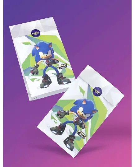 8 presentpåsar Sonic Prime™ 15x30 cm, image 2