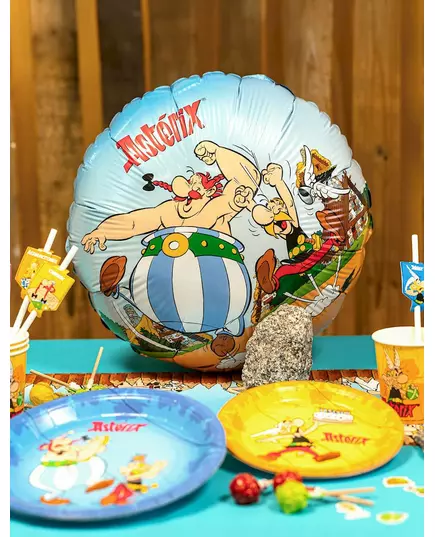 Rund aluminiumfolieballong Astérix™ 43 cm, image 2