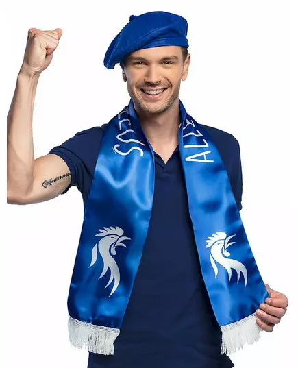 Supporterhalsduk Allez les bleus, image 2