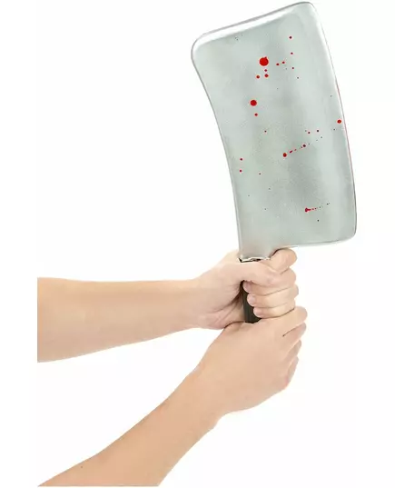 Blodig plastköttyxa för Halloween, image 2