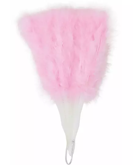 Rosa fjäderfläkt 25 cm, image 2