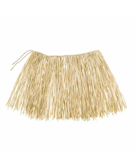 Kort naturlig raffia-hawaiikjol vuxen, image 2