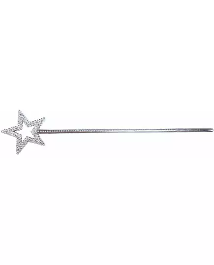 Prinsesskit med tiara och silverfärgad trollstav för barn, image 2