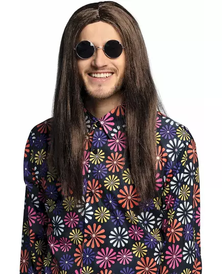 Set med 3 runda hippieglasögon för vuxen, image 2