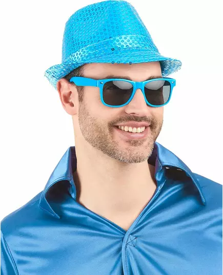 Blå bluesglasögon vuxen, image 2