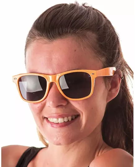 Fluorescerande orange bluesglasögon vuxen, image 2
