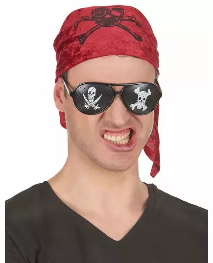 Svarta piratglasögon vuxen, image 2