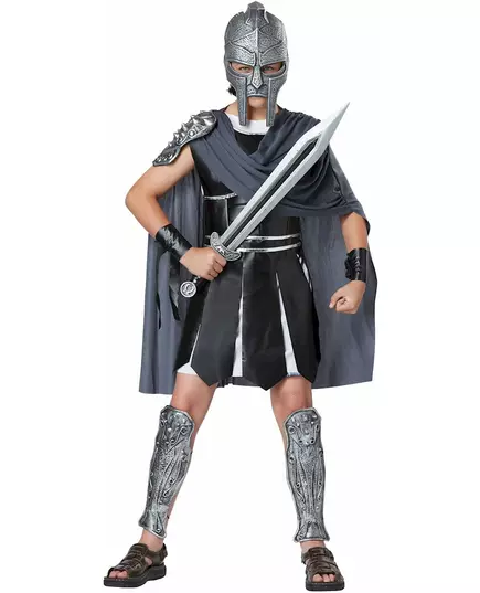 Gladiatormask och svärd vuxen i plast, image 2